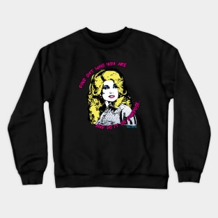 Pop Art Dolly Parton Crewneck Sweatshirt